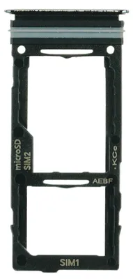 Produktbild von Samsung Galaxy A52 (SM-A525F) Sim Karten Halter Tray Fach (Awesome Black), Schwarz
