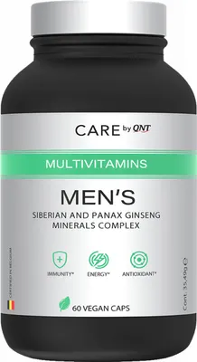 Produktbild von QNT Men's Multivitamins (60) Unflavoured - Vitamine,  Mineralien & Gesundheit - Vitamine & Mineralien-Komplex