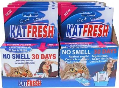 Produktbild von Katfresh Geruchsfilter für Haustiere – Neutralisiert Gerüche, inklusive Halterung