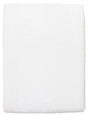 Image de Couverture de lit en coton blanc, 240x260 cm
