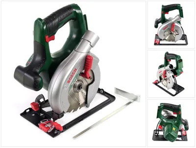 Obrázok produktu pre Bosch PKS 18 LI, Čierna, Zelená, Nerezová oceľ, 15 cm, 3800 ot/min, 4,8 cm, Batérie, Lithium-ion (Li-ion)