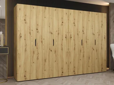 Produktbild von MIRJAN24 Kleiderschrank Malaga 300, Kleiderschrank, Garderobe (Farbe: Artisan Eiche, Größe: 300 cm)