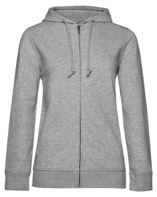 Produktbild von B&C - "Inspire" Kapuzenpullover Mit Reißverschluss für Damen FK2978 (L) (Grau meliert)