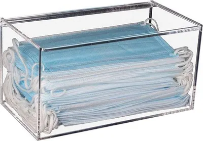 Immagine prodotto di Contenitore in acrilico - trasparente - versatile - 1 pezzo - trasparente