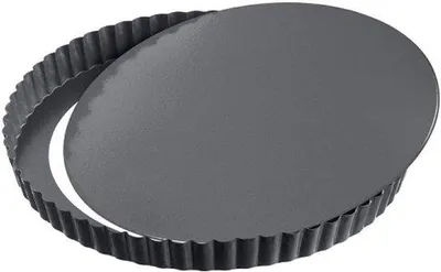 Produktbild von Famanu Springform mit Antihaftbeschichtung und Herausnehmbarem Boden - 24 cm
