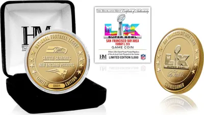 Produktbild von Super Bowl LX Patriots vs Seahawks Silber Coin Münze