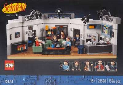 Produktbild von LEGO Ideas Seinfeld Apartment Detailgetreuer Modellbausatz aus der TV-Serie 21328