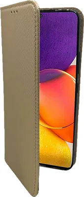 Image de Livre Housse "Smart" compatible avec SAMSUNG GALAXY A82 (A826S) Housse pour téléphone portable Etui Portefeuille Housse de protection avec fonction support, porte-carte or