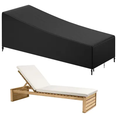 Produktbild von Vigevee Gartenliege Abdeckung 200×75×40/70 cm, Wasserdichte Schutzhülle aus 420D Oxford-Gewebe,  UV-beständig, Reißfest, mit Befestigungsschnur