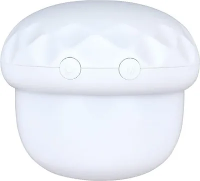 Produktbild von Habarri | Kinder Nachtlicht - LED-Nachtlampe mit Projektor - Weiß - mit Micro-USB-Aufladung - Einstellbare Lichtintensität