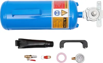 Immagine prodotto di gonfiatore per pneumatici 8L, pressione massima 145PSI, struttura in acciaio resistente, blu