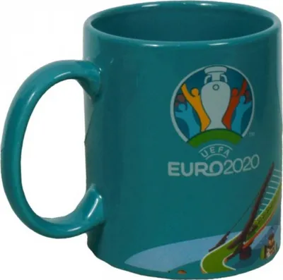 Produktbild von UEFA Champions League - Kaffeebecher "Euro 2020" CS224 (Einheitsgröße) (Türkis)