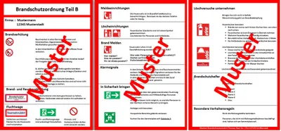 Produktbild von Brandschutzordnung Teil B Schild DIN 14096