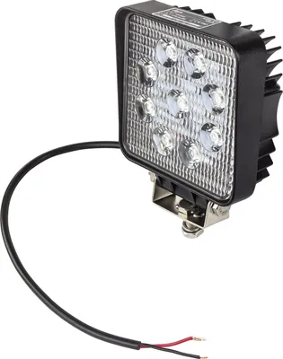 LED Arbeitsscheinwerfer Suchscheinwerfer Baustrahler 6000K 12 24 Volt Arbeitsleuchte Scheinwerfer Strahler 9x3w Offroad Anhänger Traktor Schlepper Landwirtschaft Forst 923910 90040 4031765900409 Stabilo-Fachmarkt.de Dema
