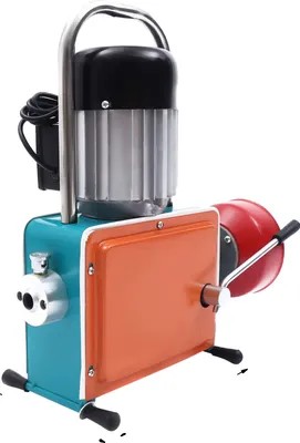 Obrázok produktu pre Stroj na čistenie potrubia, výkon 1000 W, dĺžka čistenia 30 m, oranžová farba