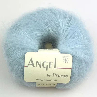 Obrázok produktu pre Angel od Permin – Luxusná priadza z mohéru, hodvadu a kašmíru (70/30) (farba: svetlomodrá – 113)