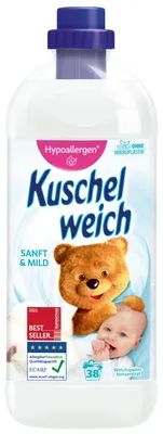 Obrázek produktu pro Kuschelweich změkčovač tkanin Gentle and Mild na 38 pracích dávek 1000ml