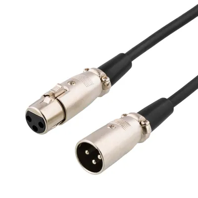 Obrázek produktu pro Deltaco XLR-1030, XLR, Samec, XLR, Samice, 3 m, Černá