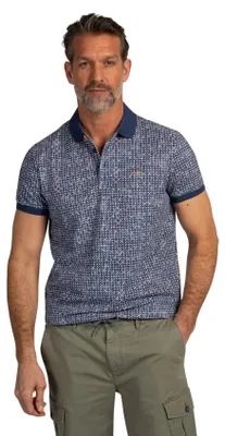 Produktbild von Dunkelblauer Polo bedruckt New Zealand 3 Knöpfe