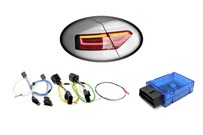 Zdjęcie produktu dla Oryginalny adapter Kufatec LED do tylnych świateł LED facelift dla Audi A5 S5 8T