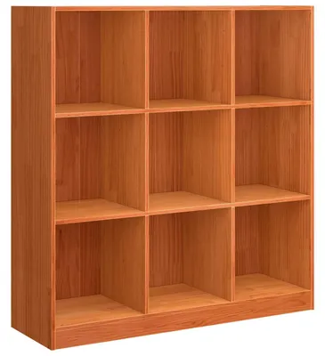 Produktbild von Bücherregal Wachsbraun 104 x 33 x 110 cm Massives Kiefernholz