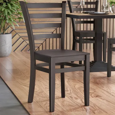 Produktbild von 2er-Set ALESSANDRO | Bistrostuhl | Wenge | Holz | Gastrostühle, Bistro Stuhl