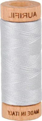 Produktbild von Naahkord für Handquiltungen - Seidene Handfäden - 280 Meter weiß