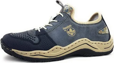 Obrázok produktu pre Rieker Wildebuk dámske topánky Nízke topánky Pohodlné slip-on topánky Blue Leisure, Veľkosť topánky:37 EU