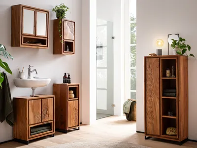 Produktbild von Badset Maddox 5-teilig Akazie
