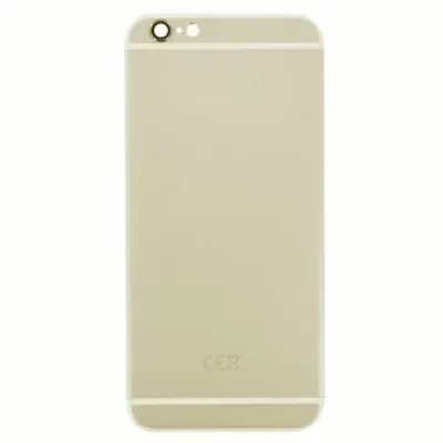 Produktbild von für iPhone 6 Akkudeckel Backcover Gold ohne Logo Kameraglas Rückseite