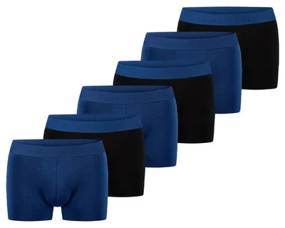 Produktbild von Bruno Banani 6er Pack Flowing Retro Short / Pant Enganliegende Comfort Fit Qualität, Gedoppelter Frontbereich, Hautsympathisch und Saugfähig