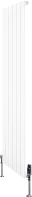 Immagine prodotto di Radiatore a pannello e valvole – 1600 mm x 420 mm – Bianco