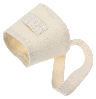 Produktbild von Wiederverwendbare Kaffeebecherhülle aus Canvas in Beige mit praktischem Tragegurt und schützender Hülle im minimalistischen Handtaschenstil für unterwegs