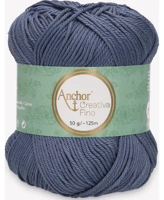 Immagine prodotto di Anchor Creativa Fino – filo di cotone mercerizzato per uncinetto e maglia (colore 00269)