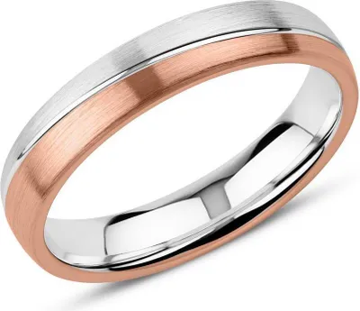 Produktbild von Ring für Herren von Unique aus Sterlingsilber, rosévergoldet