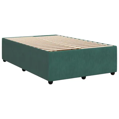 Produktbild von （Robust Möbel）Bettgestell/Doppelbett ️Hochwertiges - Polsterbett Erwachsene/r /Kind - ohne Matratze - Dunkelgrün 120x200cm Samt - Klassische Betten DEMöbel298226