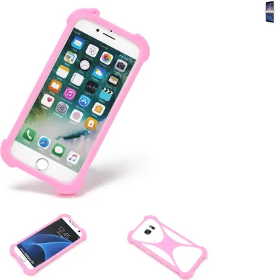 Produktbild von K-S-Trade Handy Hülle kompatibel mit Nokia 7 Plus Schutz Hülle Bumper Silikon Schutz Hülle Cover Case Silikoncase Silikonbumper TPU Softcase