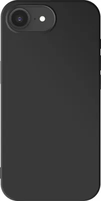 Immagine prodotto di Avizar, Custodia per iPhone 16e in morbido silicone dal design sottile e leggero, nero