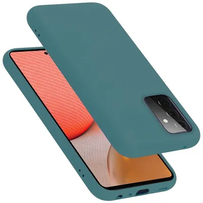 Immagine prodotto di Cadorabo custodia protettiva per Samsung Galaxy A72 4G / 5G custodia in verde cellulare Custodia Cover TPU Etui