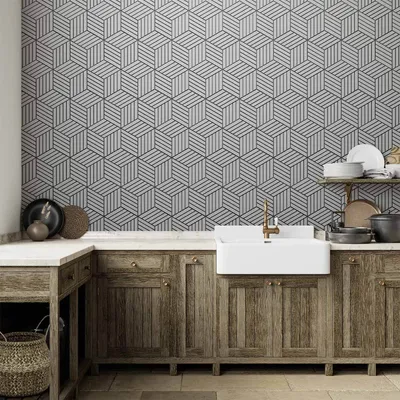 Produktbild von Vlies Fototapete Hexagons in Detail Abstrakt 400x280 cm – Moderne Vliestapete, Tapete für Wohnzimmer, Wanddeko, Flur, Büro b-C-10313-a-c