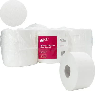 Obrázok produktu pre Mäkký celulózový toaletný papier Premium 140 m, 12 ks.