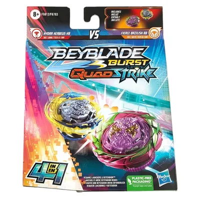 Image de Hasbro F6812 Beyblade QS Double pack Bazillish