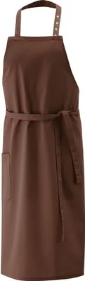 Produktbild von Latzschürze XXL B 100 x L 100 cm, Fb. toffee : 65% Polyester 35%Baumwolle 220 g/m² : toffee