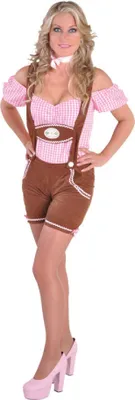 Produktbild von M212156-XL-A Damen Trachtenhose Bayern Trägerhose Gr.XL