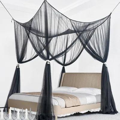 Productafbeelding van Famanu muggennet voor bed - geschikt voor een tweepersoonsbed, afmetingen 190 cm x 210 cm x 240 cm