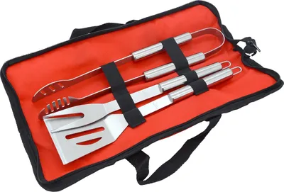Image de Cattara 13101 - Set d'outils pour grillades 3pcs sac textile