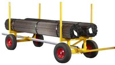 Produktbild von RAVENDO TLI3500/6 Schwerl. Langgutwagen Transportwagen Transportkarre 3,7-6m3,5t