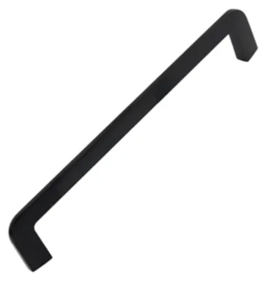 Productafbeelding van Zinken kastgreep, afstand tussen de gaten 160 mm, zwart mat, set van 12 stuks