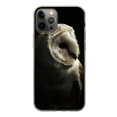 Produktbild von MuchoWow® Handyhülle Schutzhülle Hülle für iPhone 13 Pro Eule - Vogel - Porträt Silikon Softcase Handy Hülle - Handy-Tasche