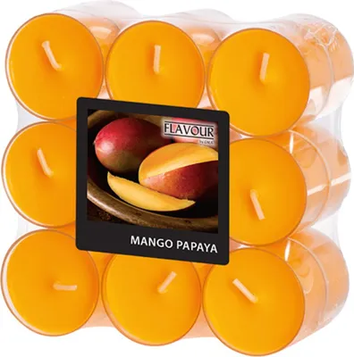 Produktbild von Gala Kerzen 030 631 632 Duft-Teelicht Mango, mango (18er Pack)